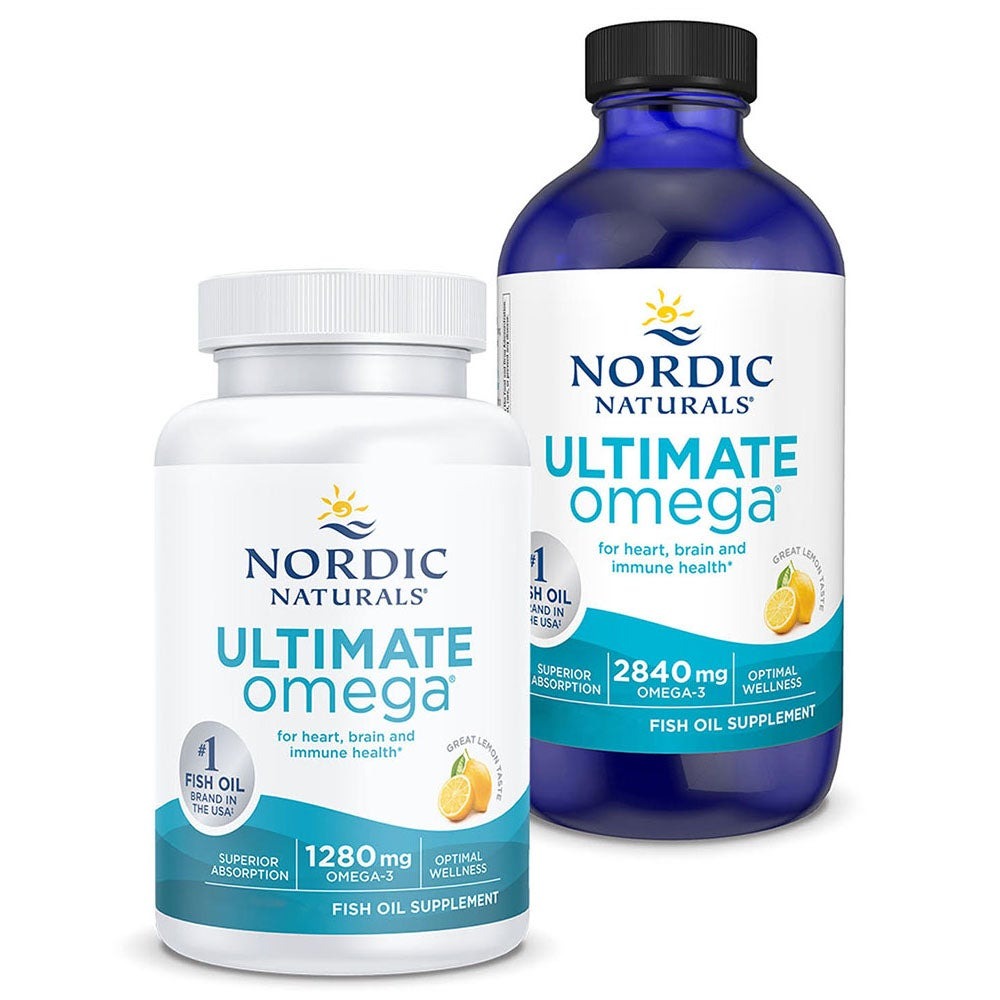 Nordic Naturals Ultimate Omega bottle, official product photo
